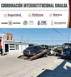 Grupo Interinstitucional detiene a un civil y asegura armamento en Culiacán