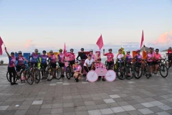Realizan la Rodada en Rosa de Fridas en Bici y la Caminata Rosa del ISSSTE,