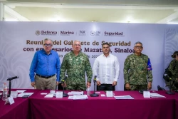 Se reúne Gabinete de Seguridad en Mazatlán; Se reforzará la presencia de elementos federales