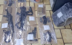 Incauta Policía Estatal y Semar cuatro armas de fuego en operativo por Maytorena