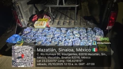 Fuerzas Armadas aseguran objetos ilícitos y armamento en municipios del sur de Sinaloa