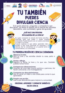 Invitan a "Tú También Puedes Divulgar Ciencia"