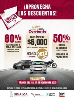 Inicia el “Buen Fin” en Sinaloa con descuentos en SATES