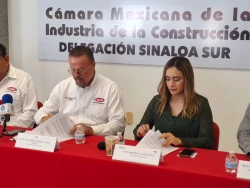 CMIC Sinaloa Sur e Icatsin firman convenio para fortalecer la capacitación en el sector construcción