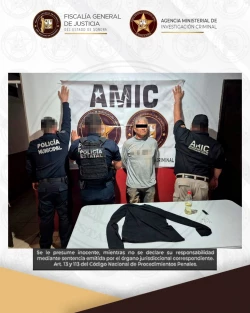 Evitan tragedia en Benjamín Hill: detienen a sujeto que intentó prender fuego a su exesposa