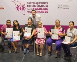 Bienestar realiza quinto depósito del Programa de Fortalecimiento Económico en Sonora
