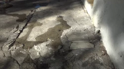 Reportan afectaciones por drenaje en esquina de las avenidas Miguel Alemán y Teniente Azueta de Mazatlán