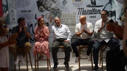 Juan José Pacho y Juan Lizárraga develan su estrella en el Paseo de la Fama de Venados