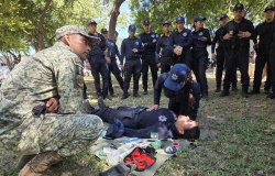 Refuerzan capacitación táctica para 33 policías de Culiacán