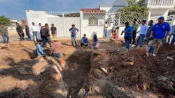 2.6 mdp se invierten en rehabilitación de drenaje en calle Albert Einstein