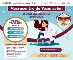Arranca gran Macrocentro de vacunación invernal en Hermosillo