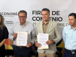 Grupo Kiosko y Economía de Sinaloa firman convenio