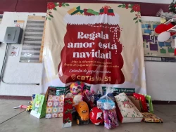 CBTis No. 51 invita a participar en su colecta de juguetes “Regala amor esta Navidad”
