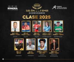 Definen a la Clase 2025 del Salón de la Fama del Deportista Sonorense