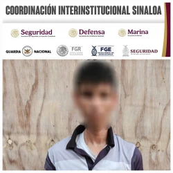 Grupo Interinstitucional asegura a hombre en Culiacán en un intento de huida
