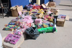 Aseguran en Escuinapa casi 280 kilogramos de pirotecnia en vehículo de carga