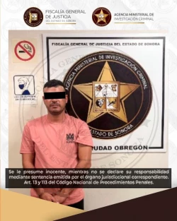 FGJES obtiene vinculación a proceso contra imputado por violencia familiar en Cajeme
