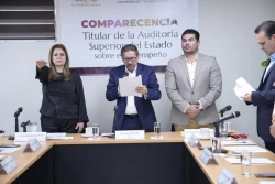 Auditora Superiora del Estado comparece ante los diputados del Congreso