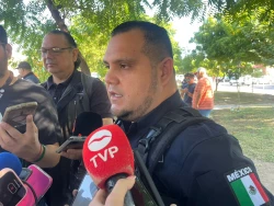 Policías Municipales solamente encontraron dos casquillos percutidos afuera de plaza comercial de Mazatlán
