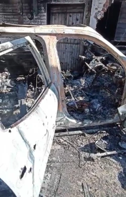 Alrededor de tres horas duró el enfrentamiento armado en Escuinapa; se habla de tres personas sin vida y vehículos calcinados