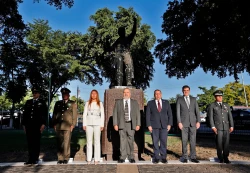 Realizan acto cívico por el 210 aniversario luctuoso de Morelos en Culiacán