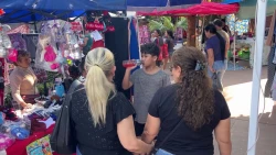 Ventas de hasta el 90% se reportaron en el  tianguis navideño de la colonia Benito Juárez
