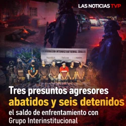 Enfrentamiento en Navolato deja tres agresores abatidos y seis detenidos; aseguran armas y vehículos