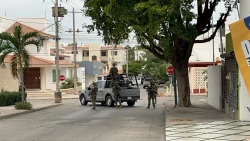 Fuerte operativo de la Marina y fuerzas federales en la colonia Guadalupe de Culiacán