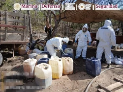 Desmantelan 3 laboratorios con más de 700kg de metanfetaminas
