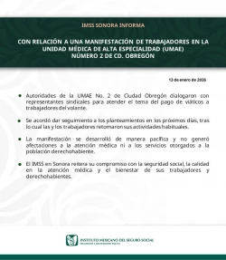 IMSS Sonora atiende demandas de operadores de ambulancias del UMAE de Ciudad Obregón