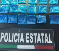 Policía Estatal asegura drogas y arma durante operativo en Cajeme