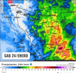 Se esperan lluvias y nevadas en Sonora este fin de semana