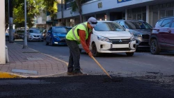 Continúa el bacheo en avenidas y calles de Mazatlán