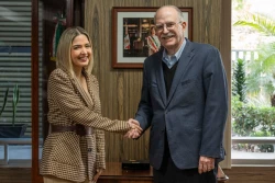 Sostiene Estrella Palacios reunión con Secretario de Agricultura y Desarrollo Rural, Julio Berdegué