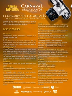 Abren convocatoria para concurso de fotografía para el Carnaval Internacional de Mazatlán 2026