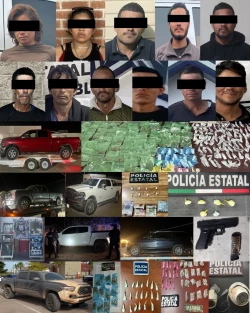 Policía Estatal refuerza seguridad en Sonora con aseguramientos y detenciones