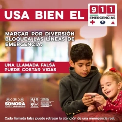 C5i Sonora pide no hacer llamadas de broma al 9-1-1