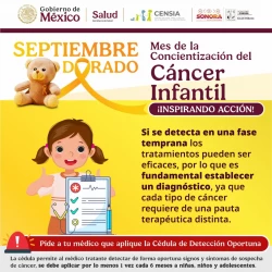 Vigila señales de alerta del cáncer infantil y protege la vida de los más pequeños
