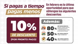 Ayuntamiento de Culiacán otorga 100% de descuento