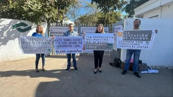 Se manifiestan docentes de CONALEP I por retiro de programa a Maestro presuntamente sin fundamentos