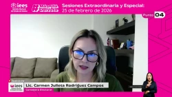 IEES aprueba límites de financiamiento privado a partidos políticos durante el ejercicio 2026