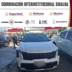 El Grupo Interinstitucional recuperó un vehículo minutos después de haber sido despojado en Culiacán