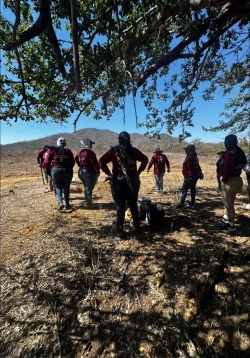 Otra fosa clandestina más fue localizada en El Verde, Concordia por el Colectivo de búsqueda Por las Voces sin Justicia