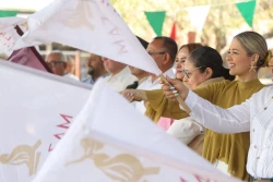 Casi 1 mdp se invierte en barda de Jardín de Niños Agustín Yáñez, en Arboledas I