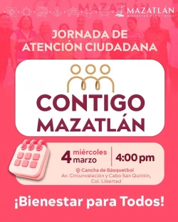 Presidenta Estrella Palacios llevará la jornada “Contigo Mazatlán” a la colonia Libertad