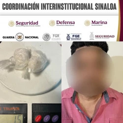 En Culiacán, el Grupo Interinstitucional detuvo a un masculino
