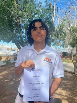 Estudiante sonorense conquista podio internacional en concurso de ciencias