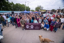 "Es un sueño que para nosotros se hizo realidad"; beneficiados con pavimentación en colonias Esthela Ortiz y Plutarco Elías Calles