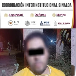 Civil es detenido por el Grupo Interinstitucional en posesión de un arma de fuego en Culiacán