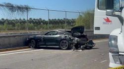 Muere conductor en fuerte choque cerca de la caseta El Pisal, en la autopista Benito Juárez 